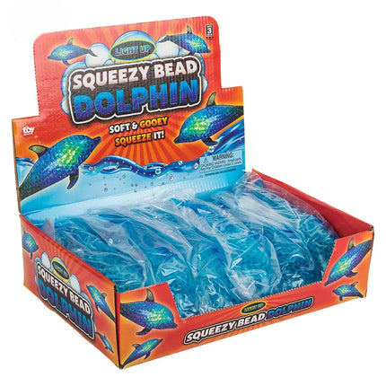 7.5" Light-Up Squeezy Bead Dolphin