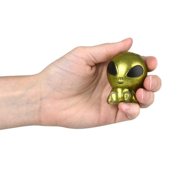 2.25 Inches Squish Sticky Alien - 12 Per Pack