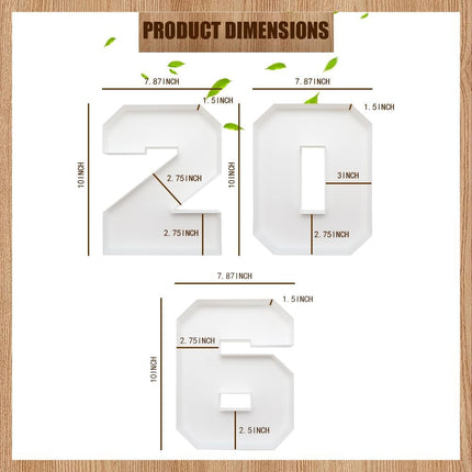 2026 Reusable Fillable Charcuterie Number Letter Shaped Serving Tray