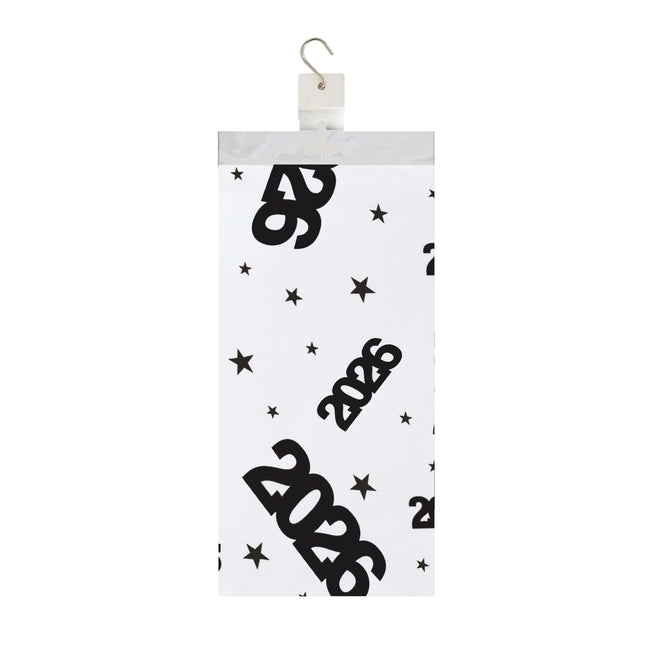 2026 Print Plastic Table Cover - 54" x 108"