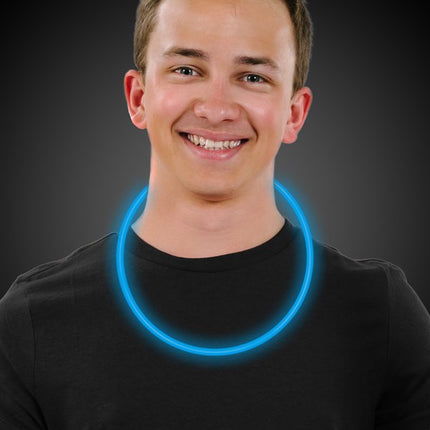 20 Inch Blue Glow Stick Necklace - Pack of 50