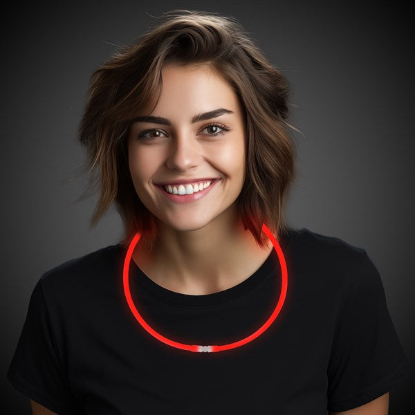 20 Inch Red Glow Necklace