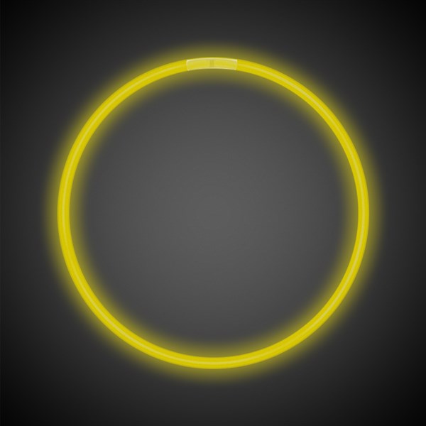 22 Inch Yellow Glow Stick Necklace - Pack of 50 Necklaces