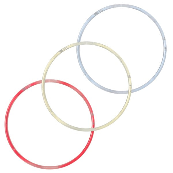 22 Inch Assorted Red, White & Blue Patriotic Glow Stick Necklaces