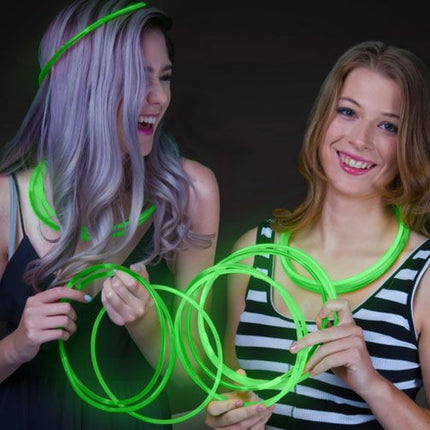22 Inch Green Glow Necklaces - Pack of 50