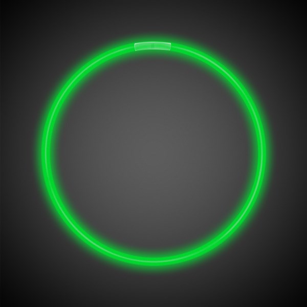 22 Green Glow Stick Necklace - Pack of 50 Necklaces