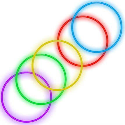 22 Inch Jumbo Glow Stick Necklaces - Pack of 50