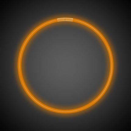 22 Inch Orange Glow Stick Necklace - Pack of 50 Necklaces