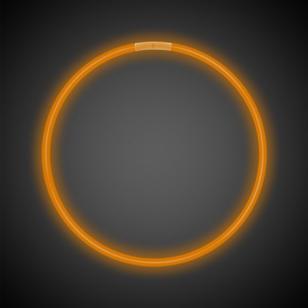 22 Inch Orange Glow Stick Necklace - Pack of 50 Necklaces