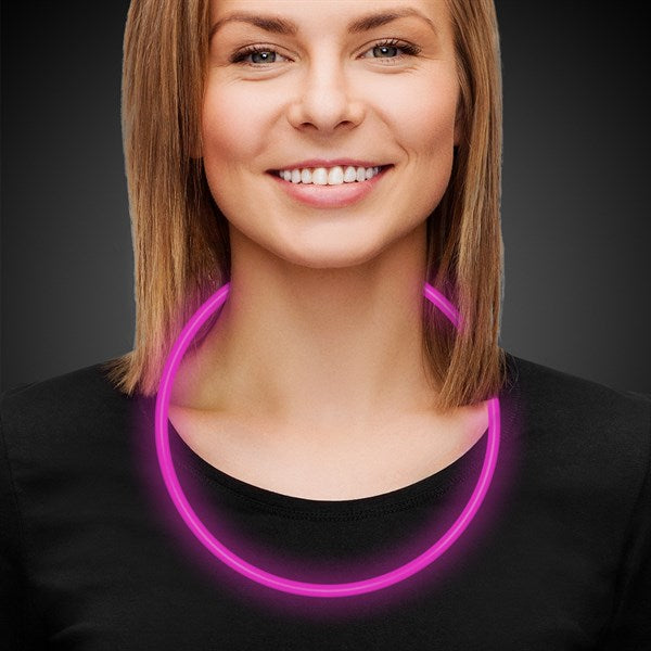 22 Inch Pink Glow Necklace - Pack of 50 Necklaces