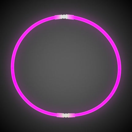 22 Inch Pink Glow Stick Necklace