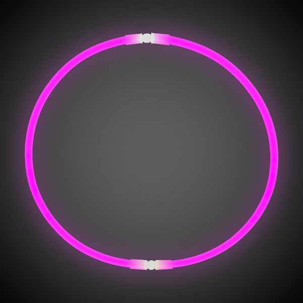 22 Inch Pink Glow Stick Necklace