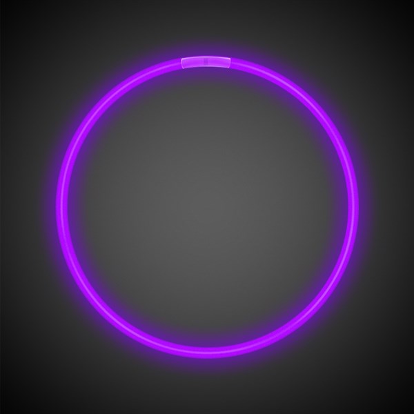 22 Inch Purple Glow Stick Necklace - Pack of 50 Necklaces