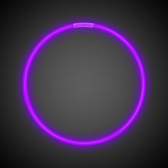 22" Purple Glow Stick Necklace - Pack of 50 Necklaces