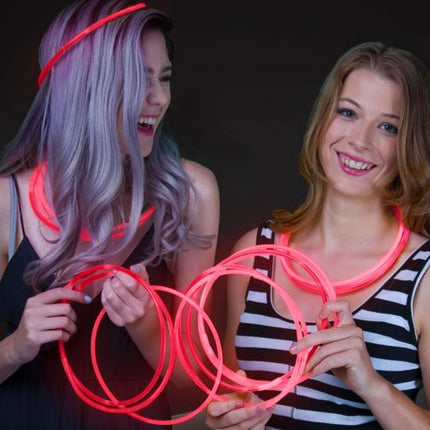 22 Inch Red Glow Necklaces - Pack of 50
