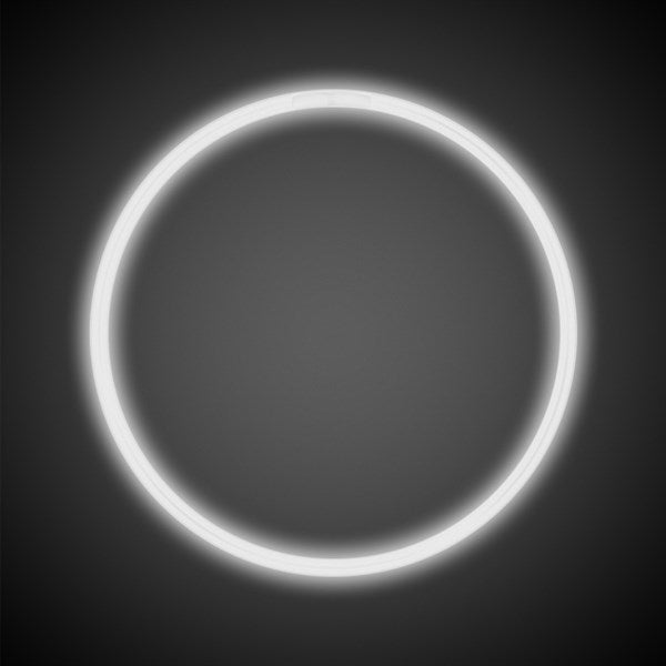 22 White Glow Stick Necklace - Pack of 50 Necklaces