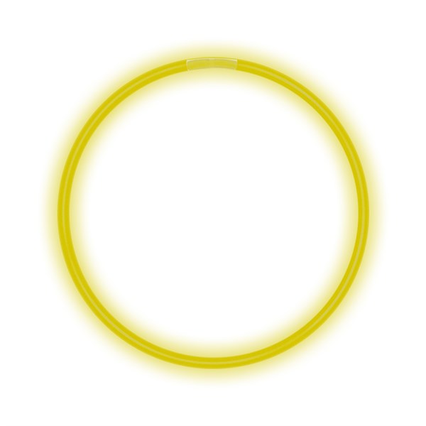 22 Inch Yellow Glow Stick Necklace - Pack of 50