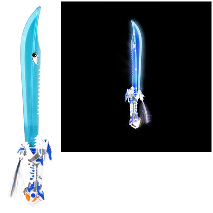 24" Fiber Optic Shark Sword With Sound Effects