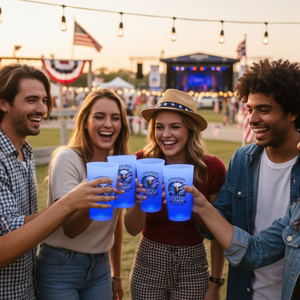 250th Anniversary Blue LED 16 oz. Cup
