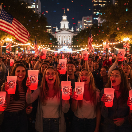 250th Anniversary Red LED 16 oz. Cup
