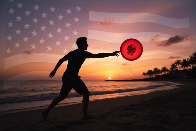 250th Anniversary Patriotic 10" Flying Discs - 3 Per Pack