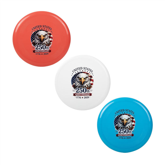 250th Anniversary Patriotic 10" Flying Discs
