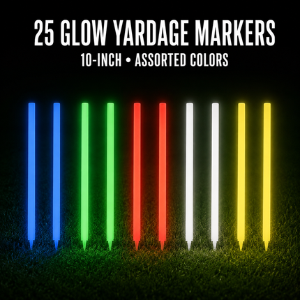 25 Assorted Glow Yardage Markers