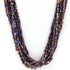 27 Inch Iridescent Purple Glass Bead Necklaces
