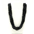 27 Inches Black & Grey Glass Bead Necklace