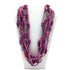 27 Inches Dk. Pink Glass Beads Necklaces