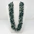 27 Inches Green White Glass Bead Necklaces