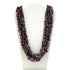 27 Inches Light and Dark Purple Glass Bead Necklaces
