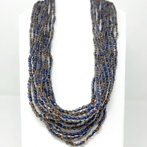 27 Inches Multi Color Glass Beaded Necklaces