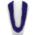 27 Inches Royal Blue Glass Bead Necklaces
