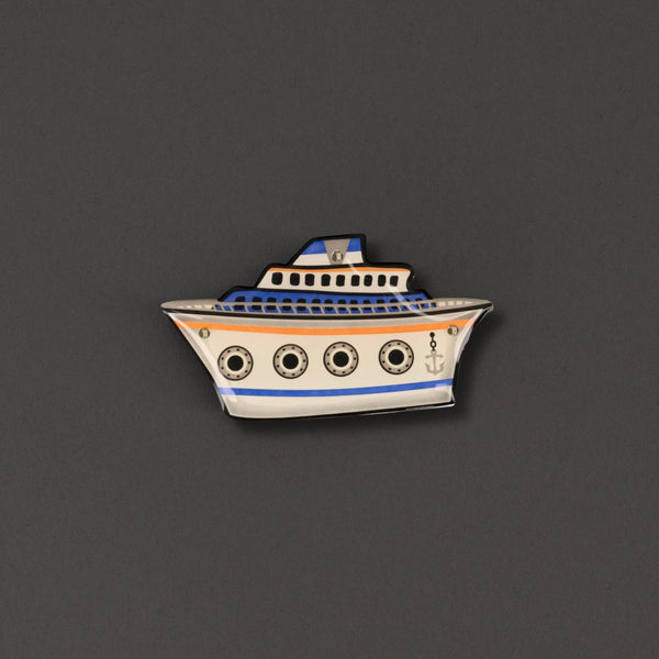 LED Cruise Ship Flashing Body Light Lapel Pins