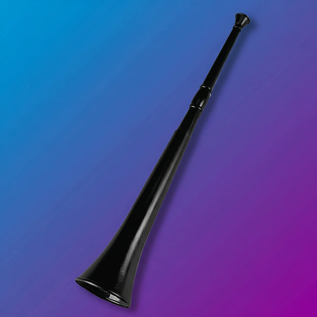 28" Black Team Spirit Collapsible Stadium Horns - 12 Per Pack