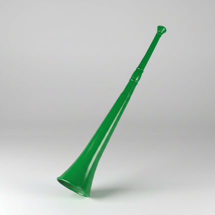 28" Green Collapsible Stadium Horns - 12 Per Pack