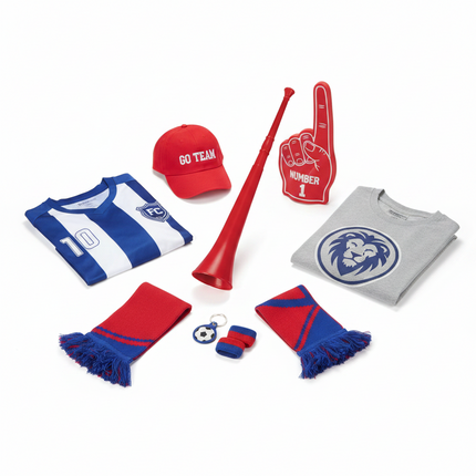 28" Red Collapsible Stadium Horns - 12 Per Pack