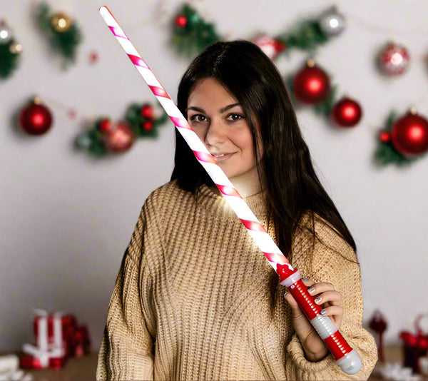 28 Inches Light up Candy Cane Sword