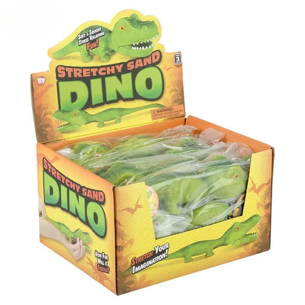 7.5" Stretchy Sand Dinosaurs