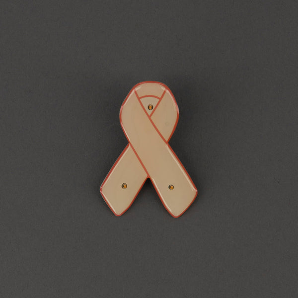 Pink Ribbon Flashing Body Light Lapel Pins