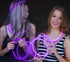 22 Inch Premium Jumbo Purple Glow Sticks Necklaces