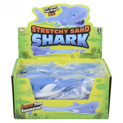 7" Stretchy Sand Shark