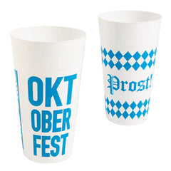32 Oz Oktoberfest Reusable BPA-Free Plastic Tumblers - 12 Per Pack