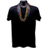 33 Inches 7mm Dice Metallic 6 Color Mardi Gras Beads - Pack of 72 Necklaces