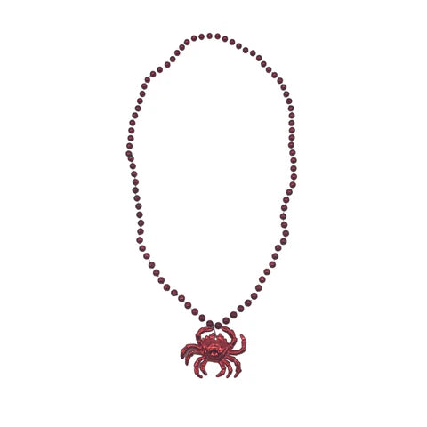 33 Inches Beads Crab Necklace
