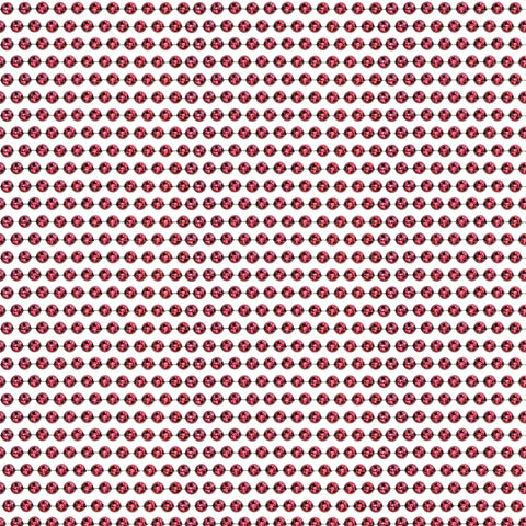 33 Inches Round Metallic Burgundy Mardi Gras Beads - 72 Necklaces Per Pack
