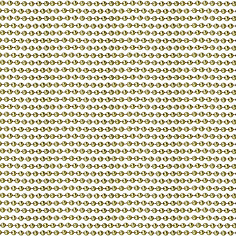 33 Inches Round Metallic Gold Mardi Gras Beads - 72 Necklaces