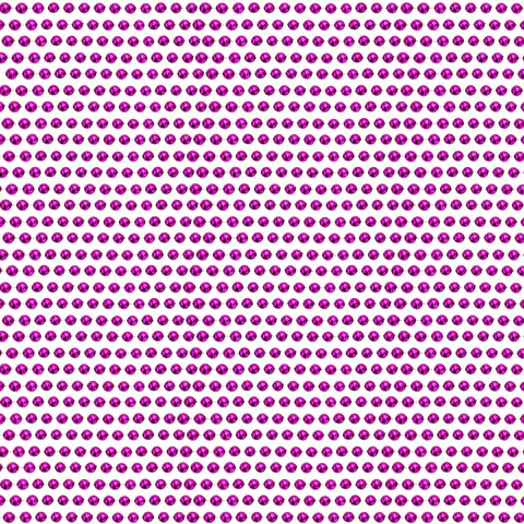 33 Inches Round Metallic Hot Pink Mardi Gras Beads - 72 Necklaces