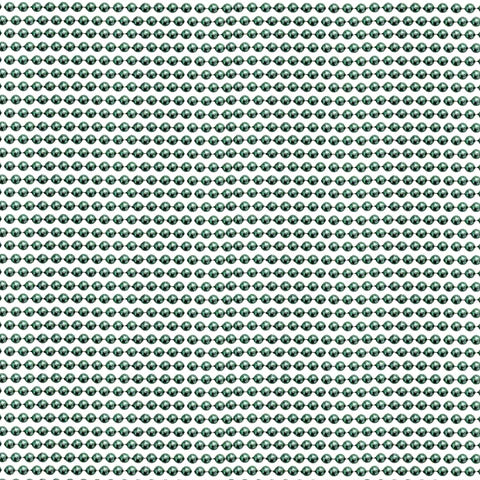 33 Inches Round Metallic Light Green Mardi Gras Beads - 72 Necklaces